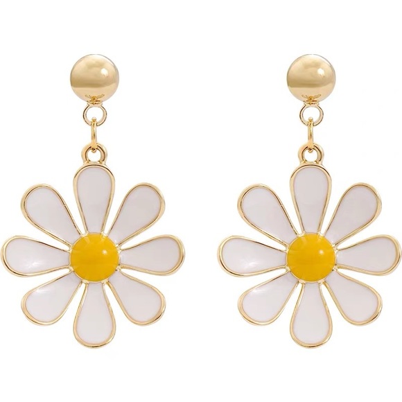 Daisy earrings - Picture 2 of 3